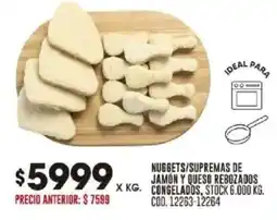 Coto Nuggets/supremas de jamón y queso rebozados oferta