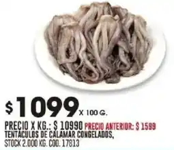 Coto Tentaculos de calamar congelados oferta