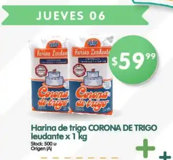Supermercados Buenos Días Corona De Trigo Harina de trigo leudante x 1kg oferta