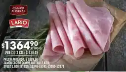 Coto Campo austral/lario jamón cocido oferta