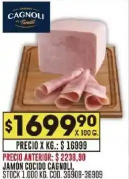 Coto Cagnoli jamon cocido oferta