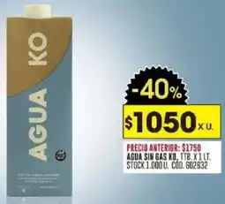Coto Ko agua sin gas, ttb. oferta