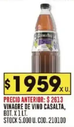Coto Casalta vinagre de vino bot. oferta