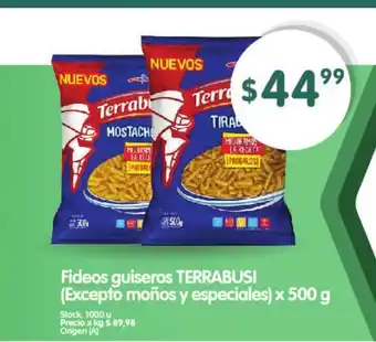 Supermercados Buenos Días Terrabusi Fideos guiseros x 500g oferta