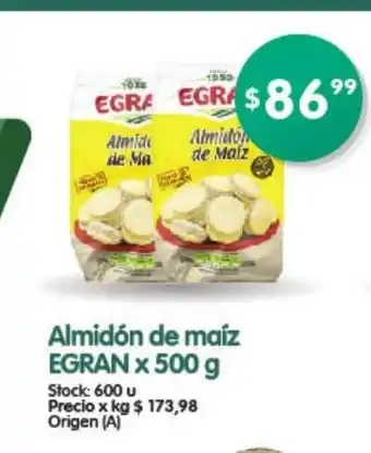 Supermercados Buenos Días Egran Almidón de maiz x 500g oferta