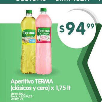 Supermercados Buenos Días Terma Aperitivo x 1,75lt oferta