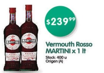 Supermercados Buenos Días Martini Vermouth Rosso x 1lt oferta