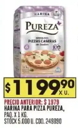 Coto Pureza harina para pizza oferta