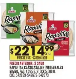 Coto Bimbo rapiditas oferta
