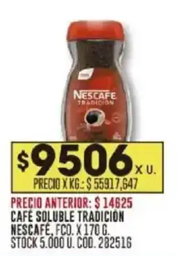 Coto Nescafe tradicion cefe soluble oferta