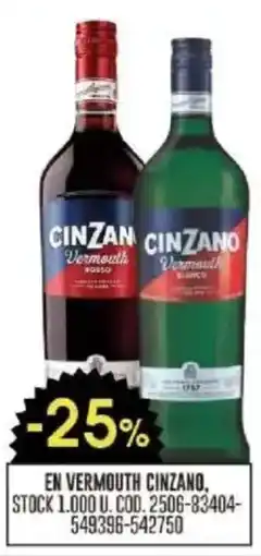 Coto Cinzano vermouth oferta