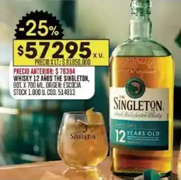 Coto The Singleton whisky 12 años oferta