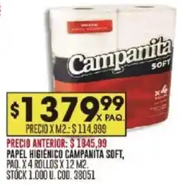 Coto Campanita Soft oferta