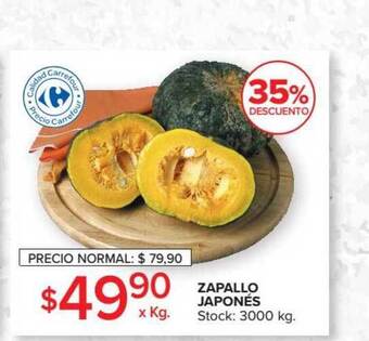 Carrefour Zapallo Japonés oferta