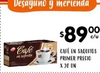 Supermercados Toledo Café En Saquitos x 20un oferta