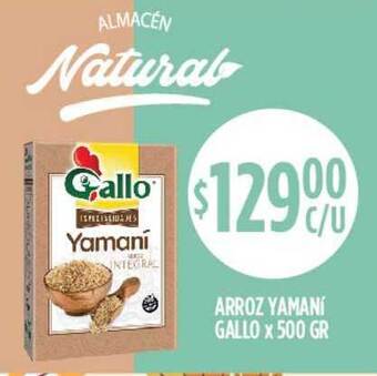 Supermercados Toledo Arroz Yamani Gallo x 500gr oferta