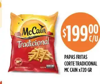 Supermercados Toledo Papas Fritas Corte Tradicional Mc Cain x 720gr oferta