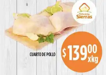 Supermercados Toledo Cuarto De Pollo oferta
