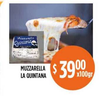 Supermercados Toledo Muzzarella La Quintana x 100gr oferta