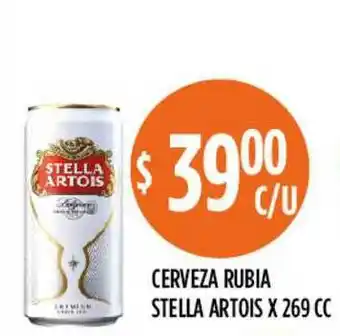 Supermercados Toledo Cerveza Rubia Stella Artois x 269cc oferta