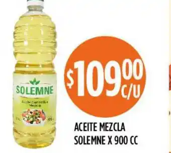 Supermercados Toledo Aceite Mezcla Solemne x 900cc oferta