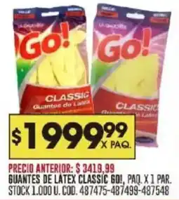 Coto Go! Guantes de latex classic oferta