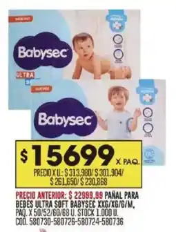 Coto Babysec Ultra Soft oferta