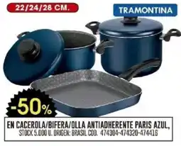 Coto Tramontina cacerola/bifera/olla antiadherente paris oferta