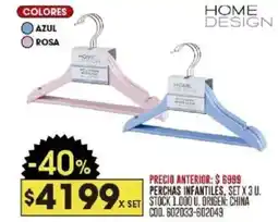 Coto Home Design perchas infantiles oferta