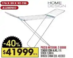 Coto Home Design tender con alas oferta