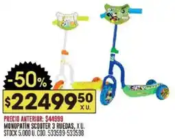 Coto Monopatin scooter 3 ruedas oferta