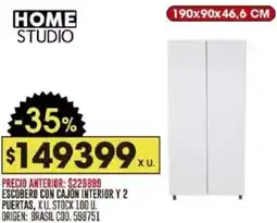 Coto Home Studio escobero con cajon interior y 2 puertas oferta