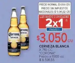 Carrefour Corona cerveza blanca oferta