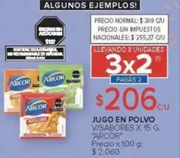 Carrefour Arcor jugo en polvo oferta
