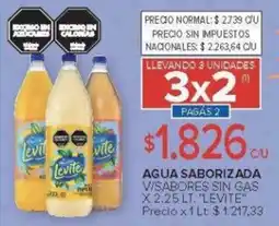 Carrefour Levite agua saborizada oferta