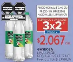 Carrefour 7 Up gaseosa oferta