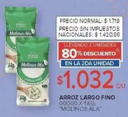 Carrefour Molinos Ala arroz largo fino oferta