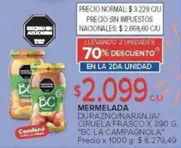 Carrefour BC La Campagnola mermelada oferta