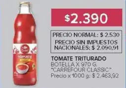 Carrefour Carrefour Classic tomate triturado oferta