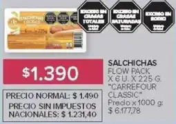 Carrefour Carrefour Classic salsichas oferta