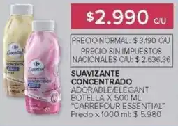 Carrefour Carrefour Essential suavizante concentrado oferta