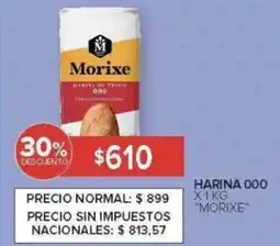 Carrefour Morixe harina 000 oferta