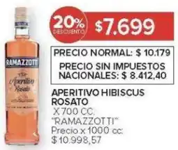 Carrefour Ramazzotti aperitivo hibiscus rosato oferta