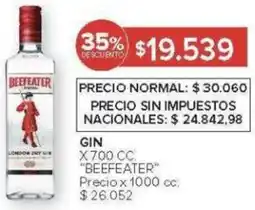 Carrefour Beefeater gin oferta