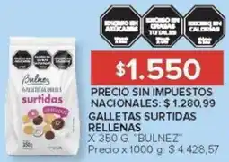 Carrefour Bulnez galletas surtidas rellenas oferta