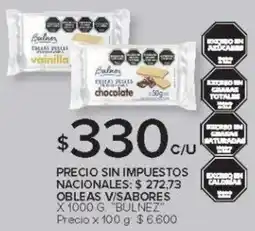 Carrefour Bulnez obleas v/sabores oferta