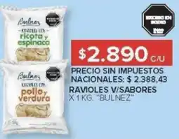 Carrefour Bulnez ravioles v/sabores oferta