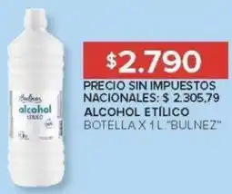 Carrefour Bulnez alcohol etílico botella oferta