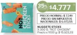 Carrefour Not chicken nuggets sticks oferta