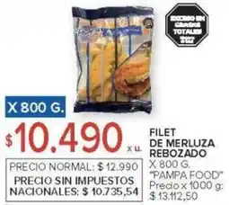 Carrefour Pampa food filet de merluza rebozado oferta